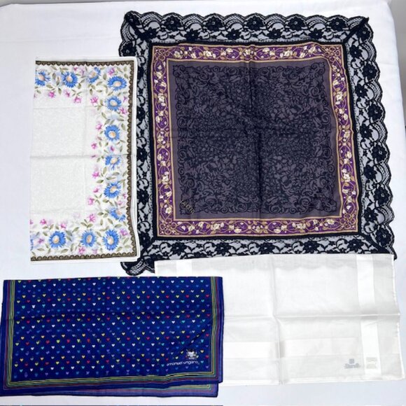 BULK  SALE 18 Handkerchiefs +2 Scarf: BURBERRY-Celine-Fendi-DAKS &  More ! (#2) - Picture 13 of 13